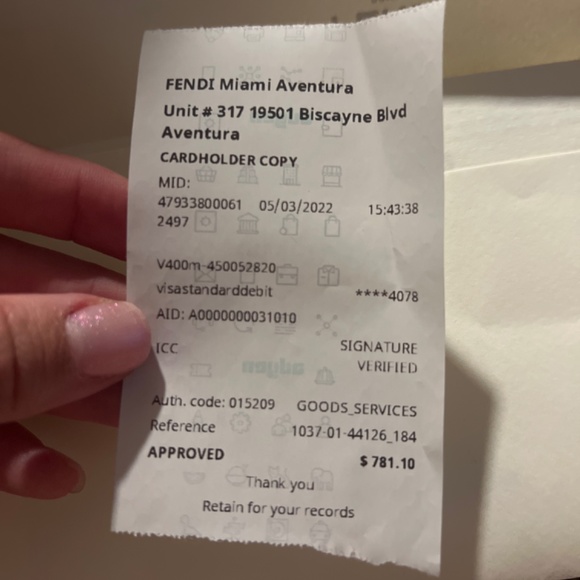 Fendi monogram sunglasses w/ receipt / bag main image 5